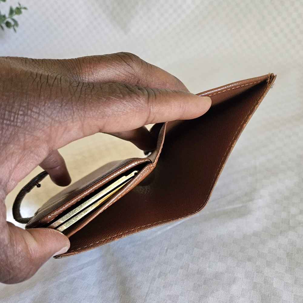 Louis Vuitton Monogram Brown and Gold Small Wallet - Picture 10 of 13
